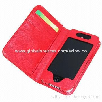 Luxury PU Leather Flip Phone Cover Case for iPhone 6 4.7-inch with Wallet and Stand Function